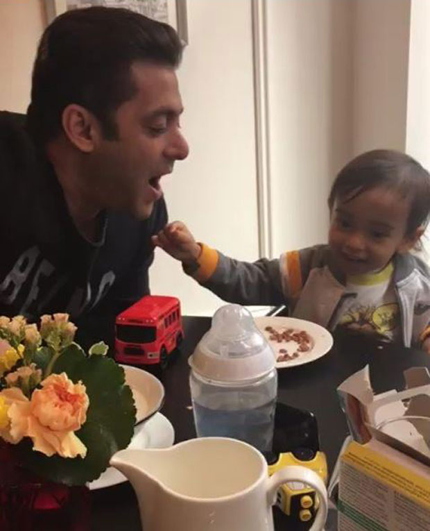 CUTE! Salman Khan doing this mischief with Ahil is the most adorable