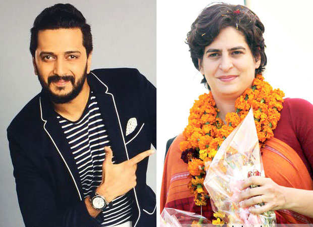 Riteish Deshmukh Congratulates Priyanka Gandhi Via Twitter - Bollywood ...